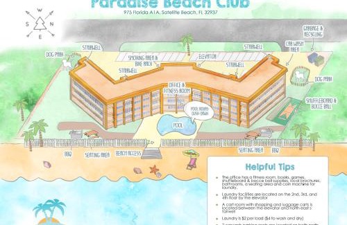 Satellite Beach Apartamento | Paradise Beach Club - Oceanfront and Penthouse