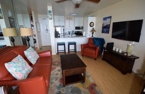 Kihei Condominio | ¡Paraíso encontrado! Piso superior, frente a la playa, frente al mar, vista al mar