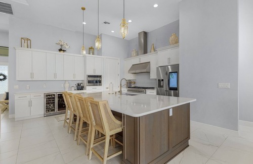 Burnt Store Casa | Paradise Tiki: Gulf Access, Tiki Bar, Pool & Spa! Spacious 5 bedroom home!