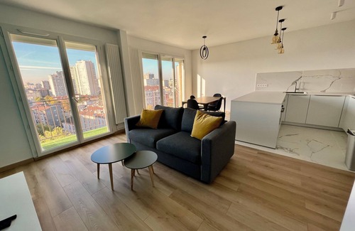 Montrouge Condominio | Paris - Vue Tour Eiffel - Appartement Neuf et Moderne - Métro Ligne 4