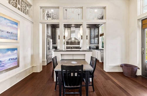 Cottage District Casa | Park District Elegance: 4BR WaterColor Home, Beach Club Passes, Private Pool, Bikes, Outdoor Oasis!