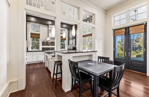 Cottage District Casa | Park District Elegance: 4BR WaterColor Home, Beach Club Passes, Private Pool, Bikes, Outdoor Oasis!