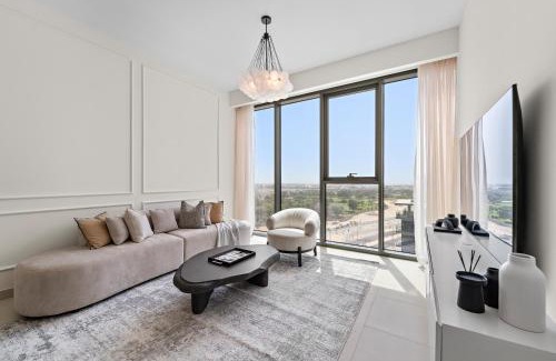 Al Safa Apartamento | Parkside 2BR plus Maid Canal Front