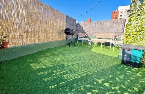 Parque Rodo Apartamento | Parque Rodó | Private terrace | BBQ