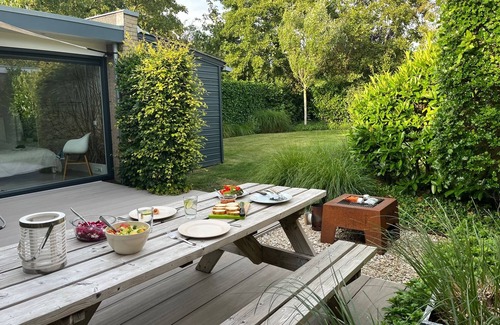 Sint Maartenszee Casa | Patio bungalow 4-5 personas con jardín soleado cerca de la playa y las dunas.