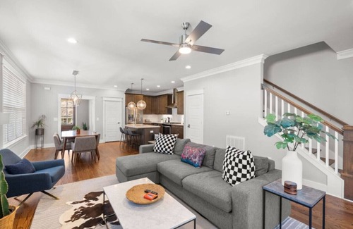 Cleveland Park Casa | Charming and Spacious East Nashville Home Sleeps 12 Comfortably!