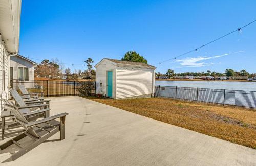 Myrtle Beach Casa | Patio, Yard and Lake Views Home in Myrtle Beach!