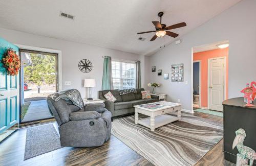 Myrtle Beach Casa | Patio, Yard and Lake Views Home in Myrtle Beach!