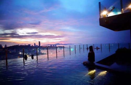 Pattaya Bay Apartamento | Pattaya Beach Sea View Rooftop Pool Resort