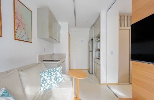 Pituba Apartamento | PB04 Acogedor apartamento 1 suite a 350 m de la playa de Pituba - Pituba