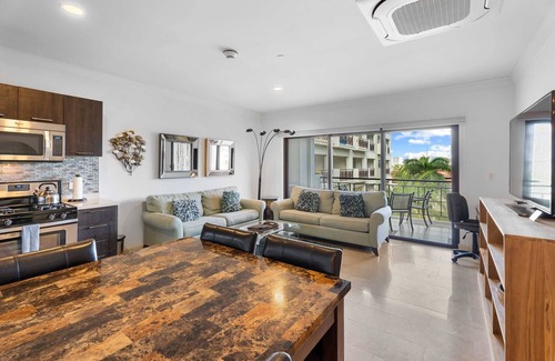 Washington Condominio | Paraíso del Caribe, encantador condominio con balcón encantador, ideal para parejas