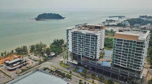 Kampung Bahasa Kapor Apartamento | PD D'Wharf High Floor Studio With Private Entrance And Seaview Balcony