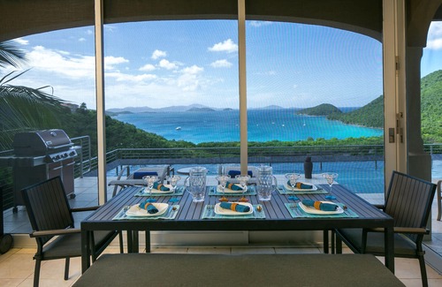 Maho Bay Quarter Villa | Nuevo, lujoso, tranquilo ... Escápese a 'En un día despejado ...'