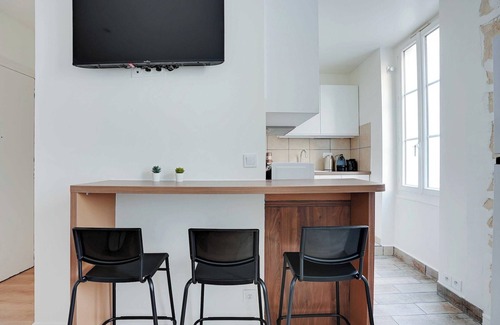 Levallois-Perret Apartamento | Apartamento tranquilo - 1BR/4P - Levallois-Perret