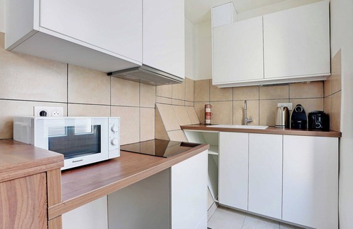 Levallois-Perret Apartamento | Apartamento tranquilo - 1BR/4P - Levallois-Perret