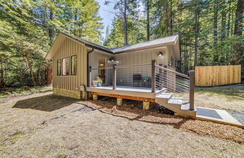 Mendocino Cabaña | Peaceful Mendocino Cottage Surrounded By Redwoods