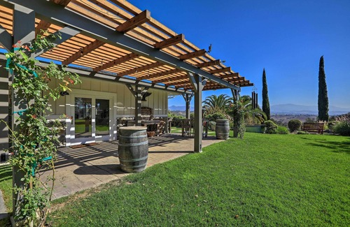Solvang Cabaña | Peaceful Ranch Resort + Vineyard View, Pool Access