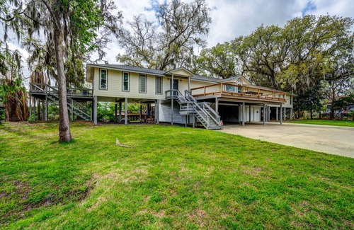 Brazoria Casa | Retiro de duraznos en el río San Bernard