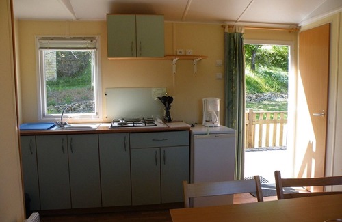 Le Buisson-de-Cadouin Cabaña | Nueces de pacana - Mobil home Wood Martin Fisherman