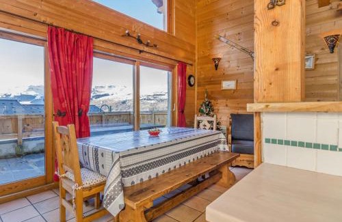 Peisey-Nancroix Chalet De Esquí | Peisey Chalet with Balcony Views