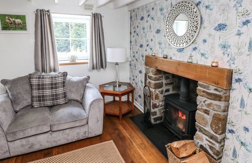 Glanamman Cabaña | PENLANFACH COTTAGE, with open fire in Glanaman