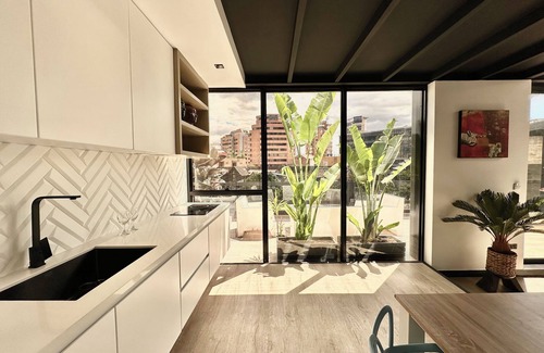 Financial District Apartamento | Pent House Duplex con Terraza y vista a Bogota