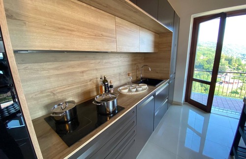 Meina Apartamento | Penthouse Andrea apartment with private pool