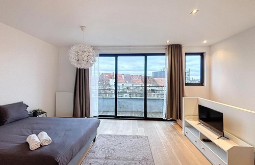 Etterbeek Apartamento | Penthouse Cinquantenaire