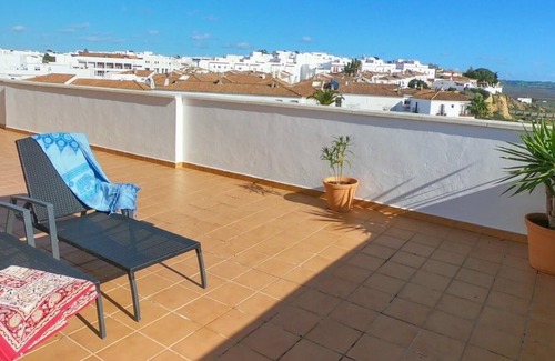 Conil de la Frontera City Center Cabaña | Apartamento penthouse con enorme terraza y vistas al mar.