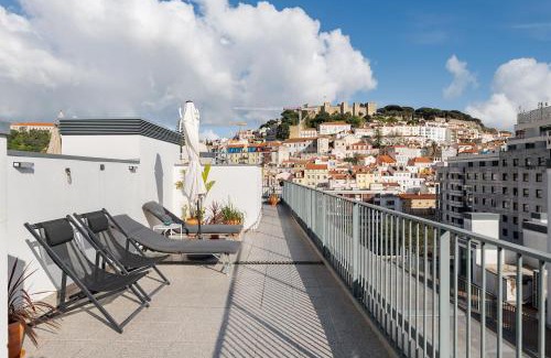 Mouraria Apartamento | Penthouse For The City Lovers - Castle View & Parking