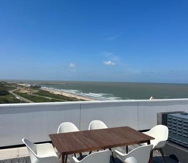 Cadzand-Bad Apartamento | Penthouse in Badhuis Cadzand