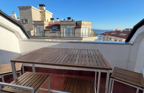 Sanxenxo Apartamento | Ático Rocafort Sanxenxo con vistas al mar