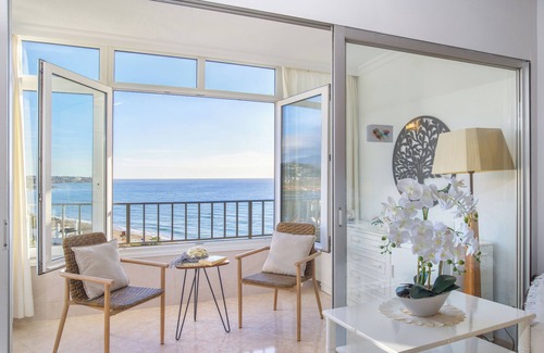 La Cala de Mijas Apartamento | "Estudio ático con vistas al mar" con vistas al mar y piscina