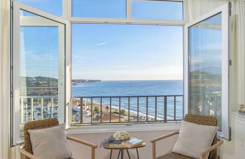 La Cala de Mijas Apartamento | "Estudio ático con vistas al mar" con vistas al mar y piscina