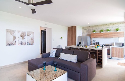 Akumal Apartamento | PentHouse with best location and views in Riviera Maya, private rooftop, jacuzzi