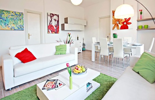 Trionfale Apartamento | Ático con gran terraza con vistas a Roma.