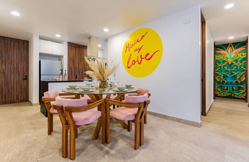 San Miguel Chapultepec Apartamento | Penthouse with Rooftop Terrace and BBQ
