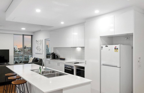 East Perth Apartamento | Penthouse Minamialista Condo con Vistas Panorámicas