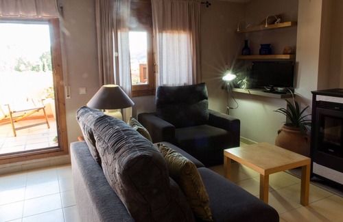 Las Ventas de Santa Lucia Apartamento | Atico con terraza en Graus Pirineo de Huesca