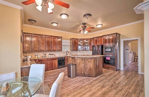 River Oaks Casa | Perched atop a bluff overlooking the expansive views! Near Stockyards, Dickies