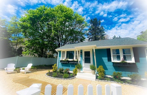 North Cape May Cabaña | Perfect Beach Bliss Cottage with Best Sunsets and Steps Away from Beach!