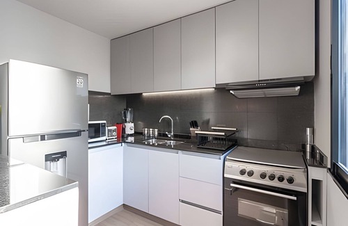 Villa Crespo Apartamento | Perfecto Familias: Terraza Privada y Parrilla