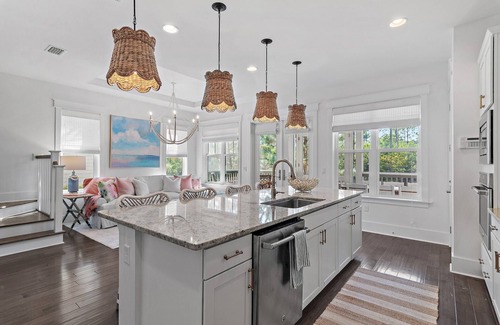 Santa Rosa Beach Casa | Periwinkle Shores Designer-Owned Coastal Retreat with Golf Cart, Bikes & Serene Pond Views