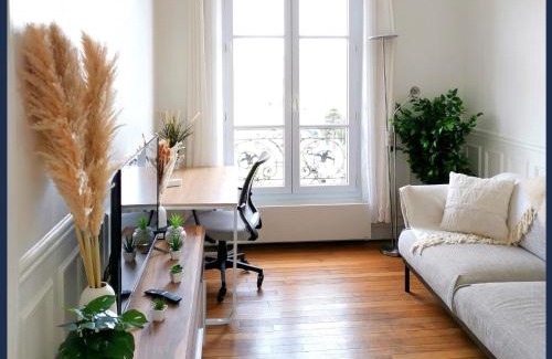 La Garenne-Colombes Apartamento | Perle Haussmannienne 1900 - Cosy - Centre ville