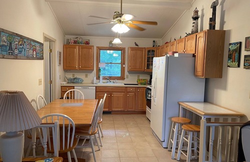 Broadkill Beach Casa | Pet friendly, Broadkill Beach rental with a large screened in area and open deck!