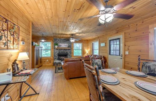 Bryson City Casa | Pet-Friendly Bryson City Cabin with Fire Pit and Deck!