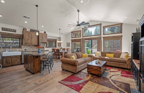 Kings Beach Casa | Pet Friendly Cabin, Large Fenced Yard, 3 Patios, Fireplace, Steps to Kings Beach