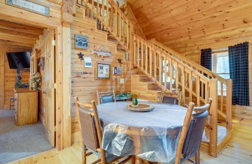 Lake Lure Casa | Pet-Friendly Cabin with Loft 5 Mi to Lake Lure!