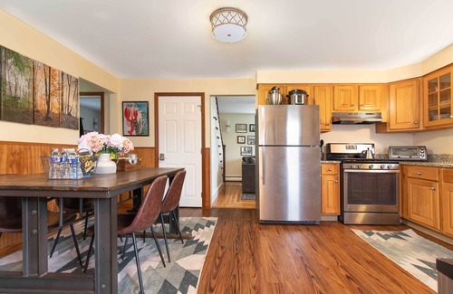 Cranston Casa | Pet-Friendly Cranston Home w/ Fire Pit & BBQ!