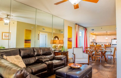 Panama City Beach Hotel | 3BR / 2BA, SLP. 9 GRAND PANAMA, 1 ° FLR directo a PISCINA / PLAYA, SE ACEPTAN PEQUEÑAS MASCOTAS!
